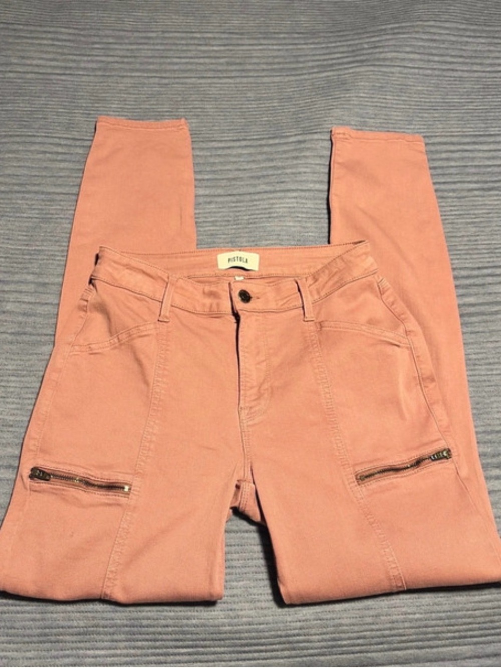Pistola Pink Skinny Cargo Jeans Sz 25